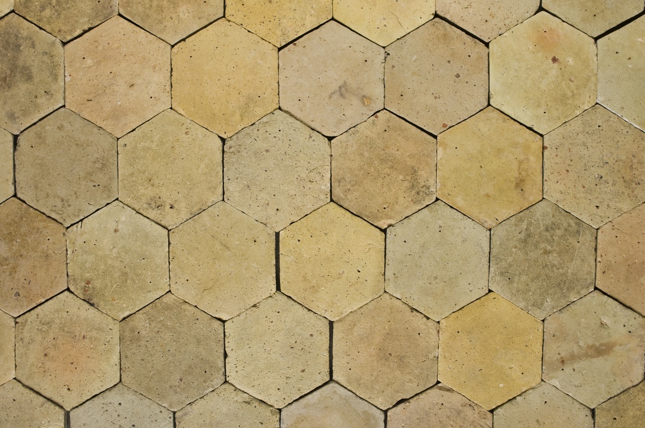 Reclaimed Terracotta Hexagonals Yellow Tones